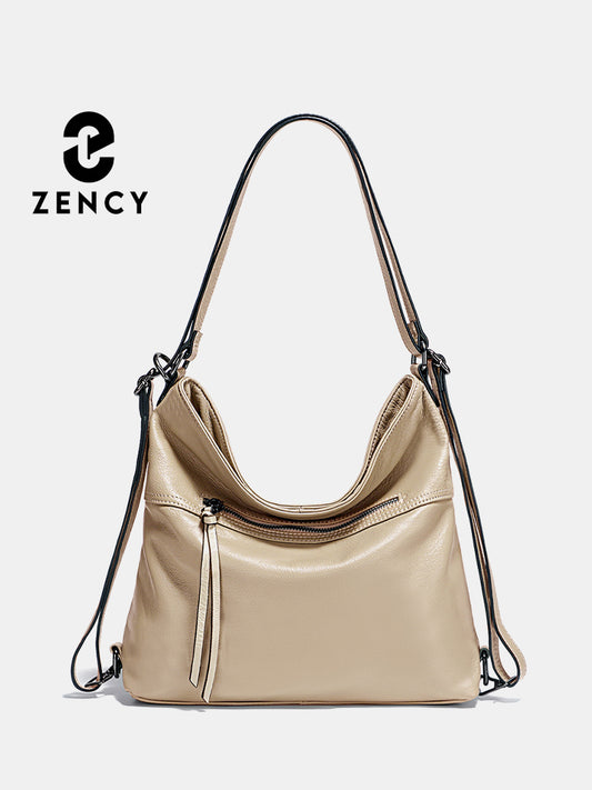 Zency Fashion Women Shoulder Bag 100% Genuine Leather Designer Handbag