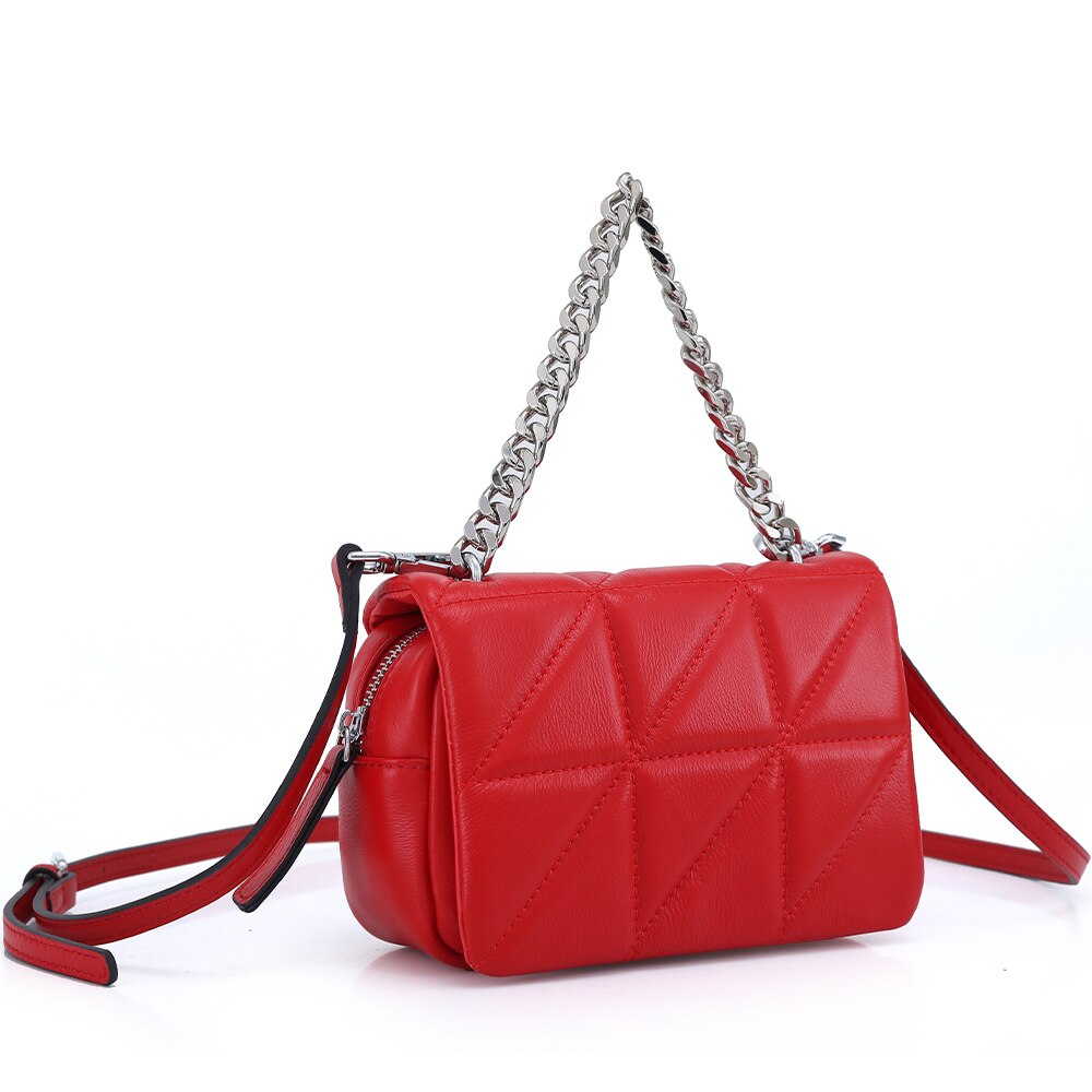 Fashion Women Chain Small Cross-body Bag Soft Leather Shoulder Bag