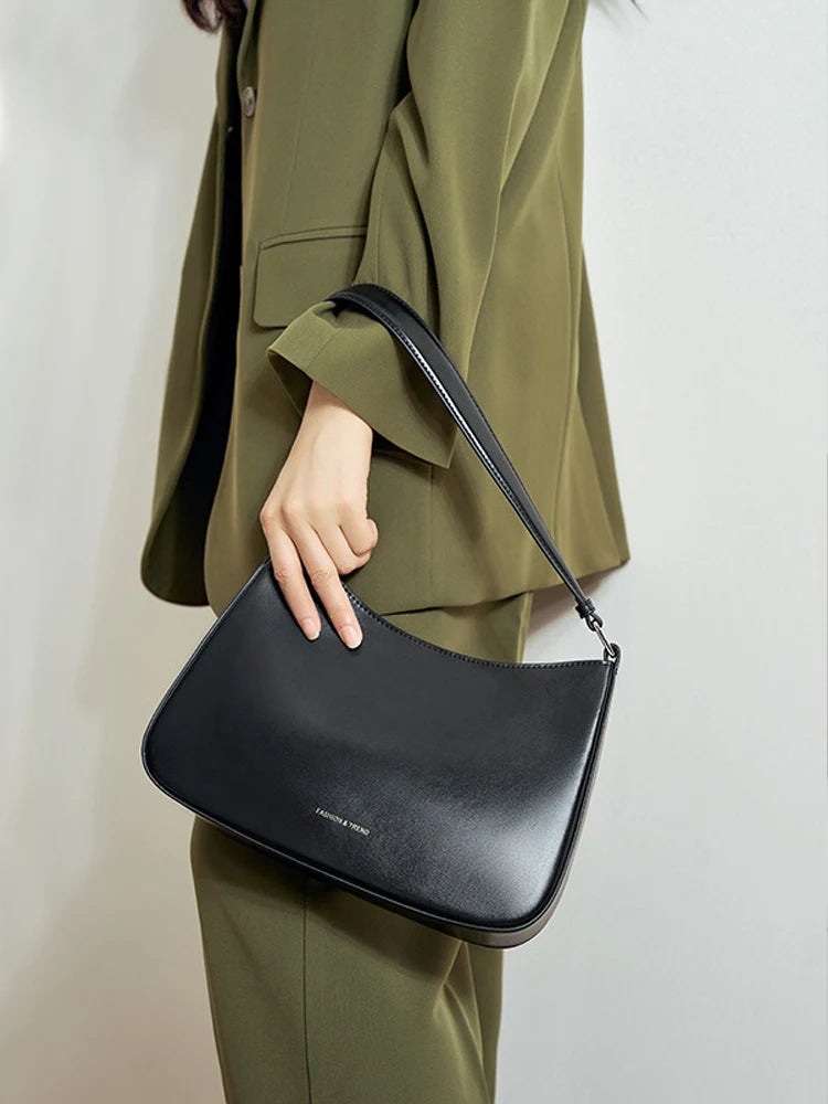 Women's Elegant French Style Red Shoulder Underarm Bag New Fashion Handbag