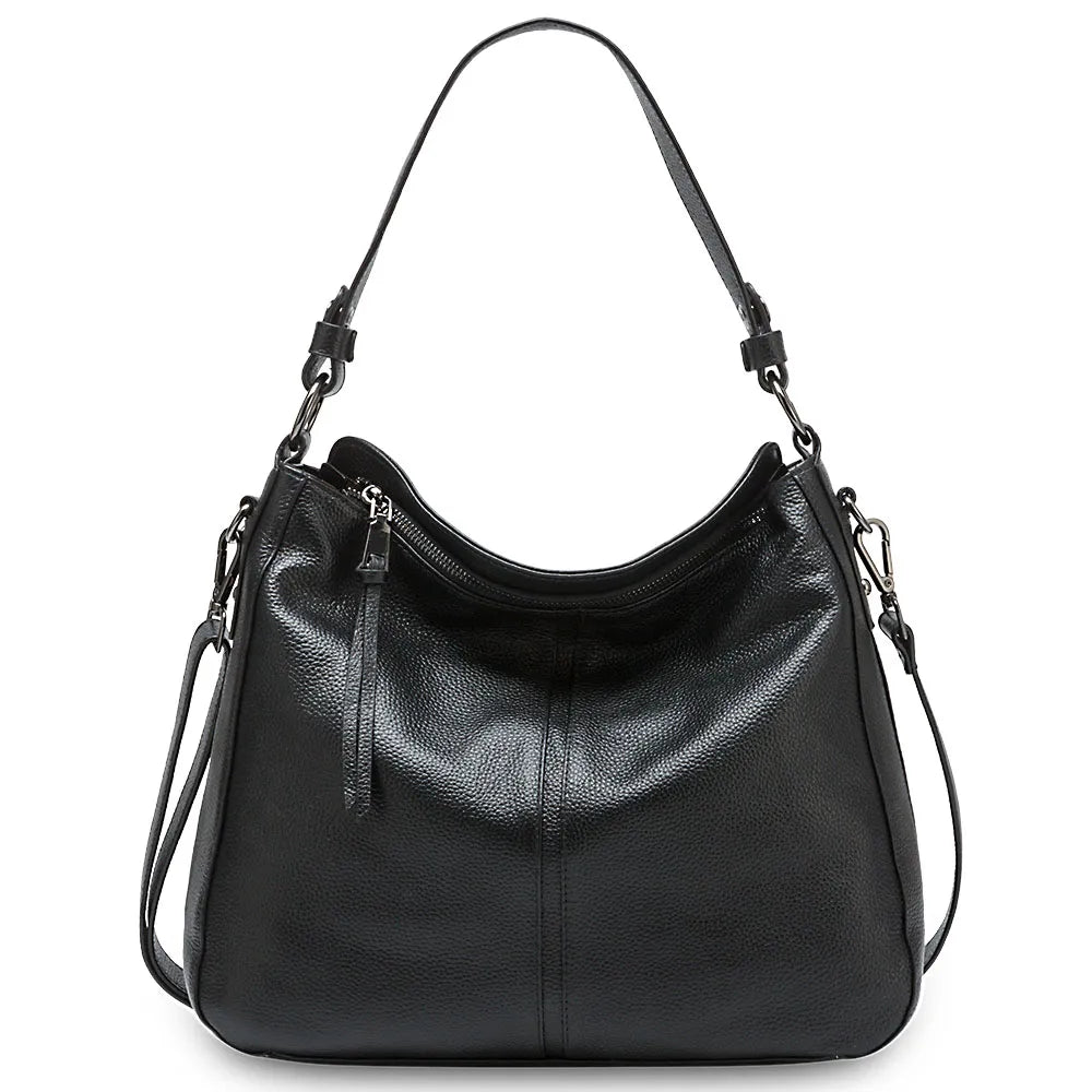 Zency 100% Genuine Leather Roomy Elegant Women Shoulder Bag