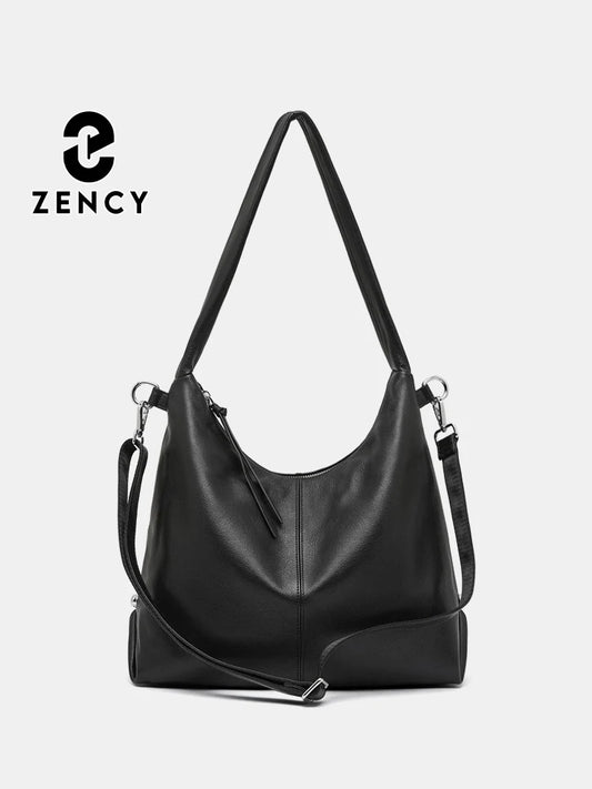 Zency 100% Genuine Leather Fashion Women Shoulder Bag