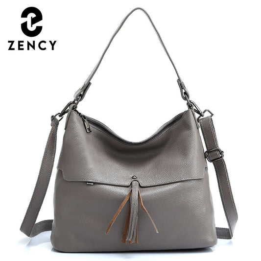 Genuine Leather Shoulder Bag For Women Vintage Crossbody Handbag