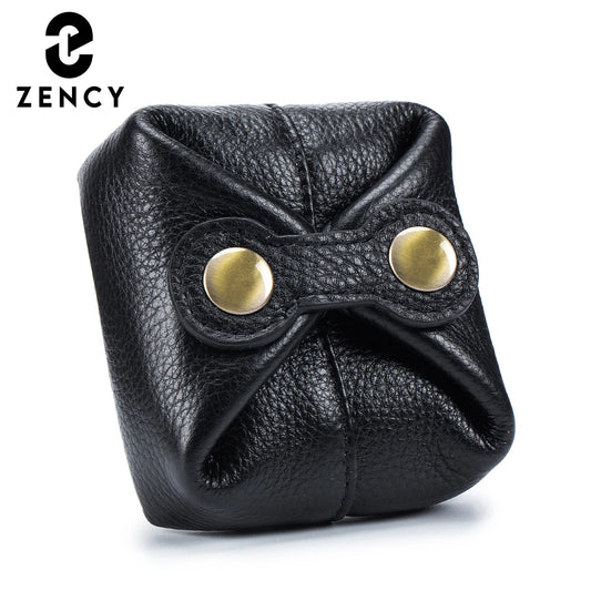 Zency Genuine Leather Wallet Case Women Coin Purse Mini Bag