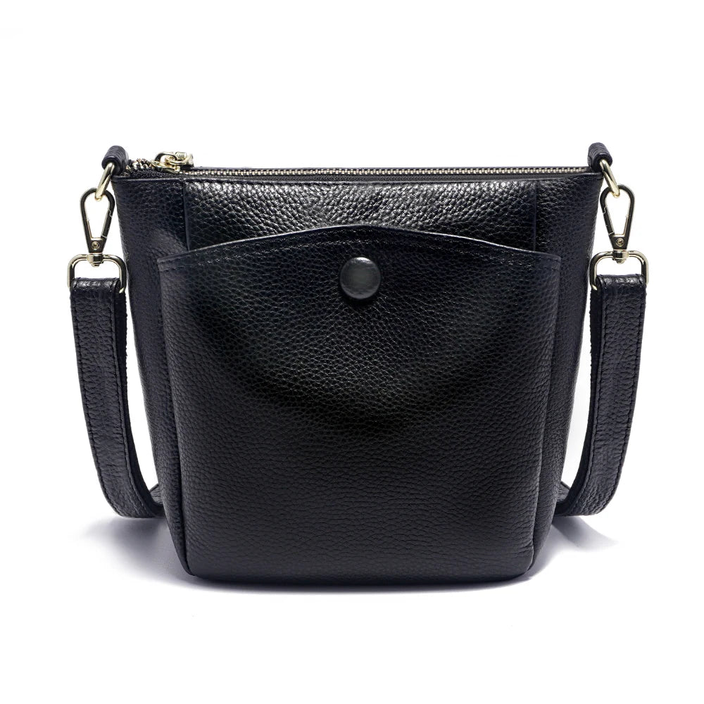 Zency Laides Small Soft Leather Handbag Casual Women Crossbody Bag