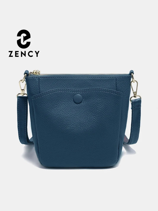 Zency Laides Small Soft Leather Handbag Casual Women Crossbody Bag