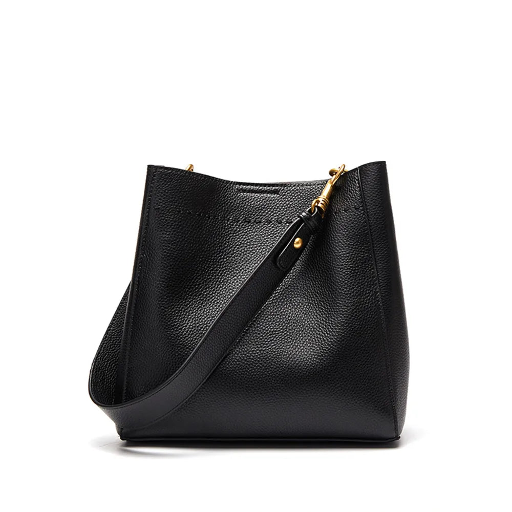 Genuine Leather Casual Shopper Shoulder Bag Commuter Large Handbags