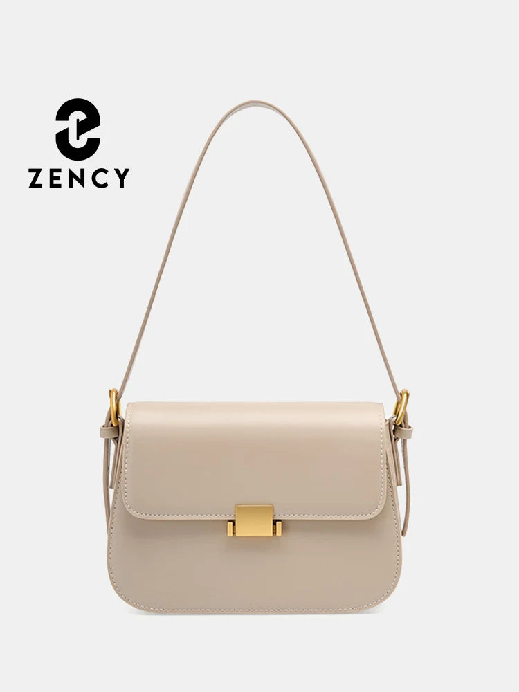 Zency Premium Design Armpit Bag Women's Genuine Leather Handbag 2024