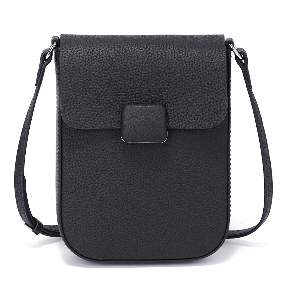 Zency Real Leather Female Crossbody Mini Small Phone Bag Trendy