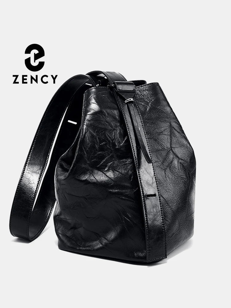 Zency High Quality Ladies Tote Bags Pleated Bags Sac