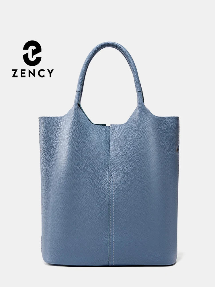 Zency Soft Genuine Leather Women's Tote Bag Handbag