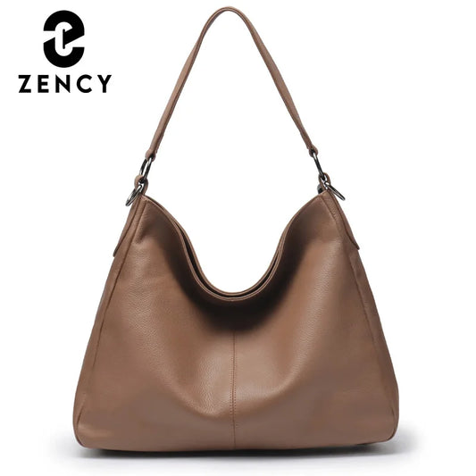 Zency Simple Design Handbag Large Capacity Anti-theft Women's Hobos Shoulder Bag