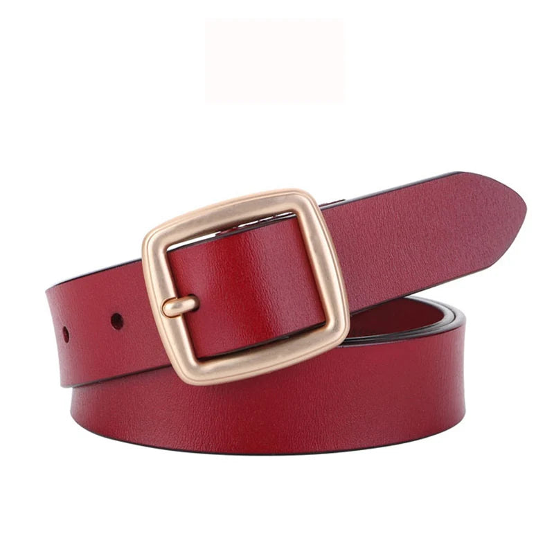 Zency High Quality Fashion Pin Buckle Waist Belt For Jeans Black White Brown