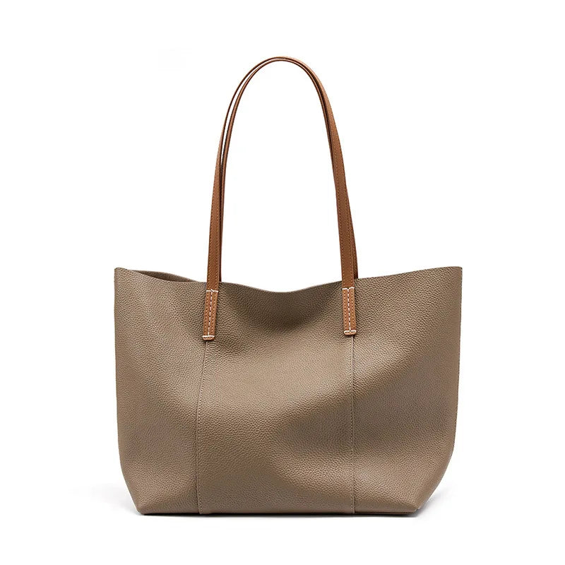 Zency Women's Tote Bag Large Capacity Genuine Leather Handbag