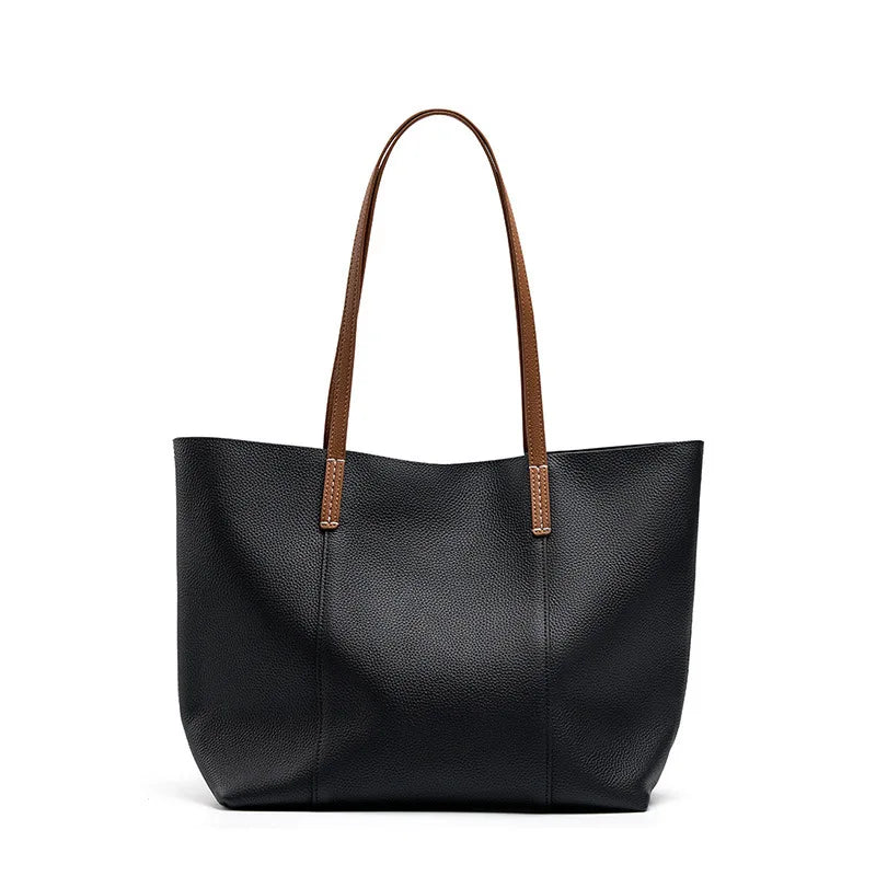 Zency Women's Tote Bag Large Capacity Genuine Leather Handbag