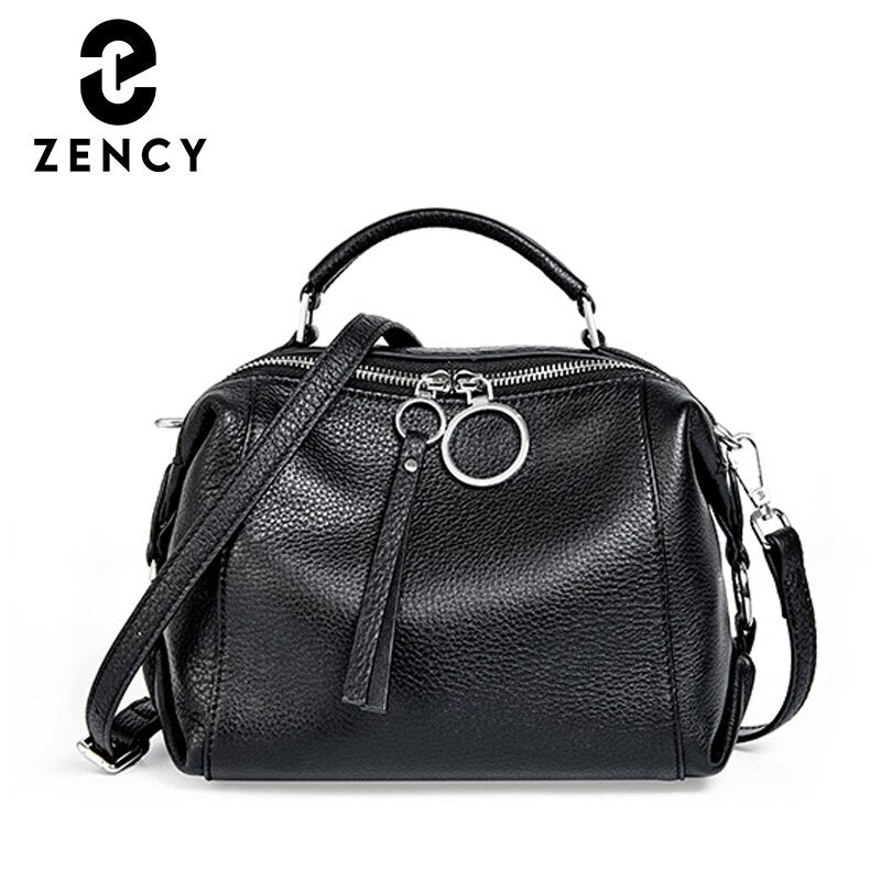Zency 100% Soft Genuine Leather Handbag Cross-body Bag